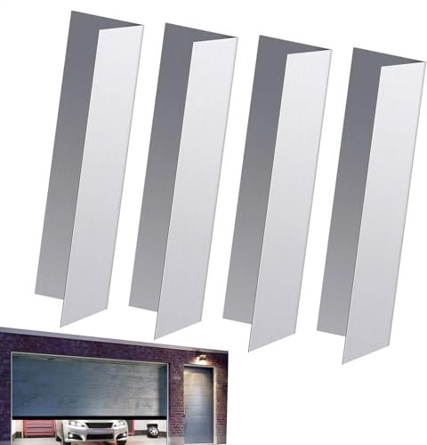 Protectores de sellado de puerta de garaje – Sello de puerta de garaje resistente | Sello de garaje para agua sucia | Protege de la suciedad, el polvo, el agua y | Fácil de instalar, duradero y se