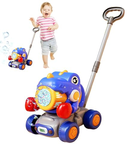doyandader Tondeuse à Gazon pour Bulles de Savon - Jouet Dinosaure pour à partir de 3 Ans et Filles