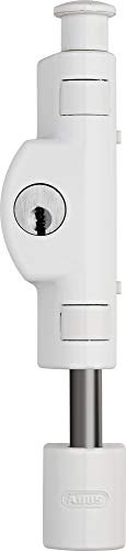 ABUS Serrure de Fenêtre FTR90 W AL0125 - Verrou de Fenêtre avec Pêne en Acier Inoxydable, à Verrouillage Identique - Niveau de Sécurité 4 - 77072 - 50 mm - Blanc