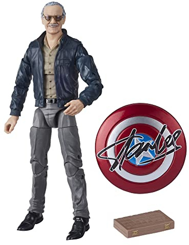 Hasbro Marvel Legends Series 15 cm Collectible Action Figure Toy Marvel’s The Avengers cameo Stan Lee®, Includes 2 Accessories