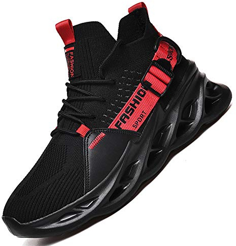 Aardimi - Zapatillas de deporte para hombre, transpirables, antideslizantes, para gimnasio, fitness o correr por la calle, color, talla 44 EU