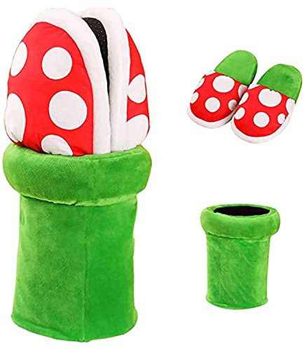 RecontraMago Zapatillas de Estar Por Casa - Pantuflas Super Cómodas - Talla Única Mario - Originales - Regalo Divertido y Único