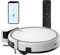 Saugroboter mit Wischfunktion, Staubsauger Roboter 3000 Pa starke Saugkraft mit App Steuerung, Selbstaufladend, WLAN, 120 Min Laufzeit, Ideal für Tierhaare Teppich Hartboden, mit Alexa & Google