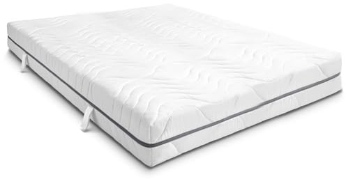 Sleezzz Smart Mattress, Height 18 cm, Hardness H2+H3, 7 Zones with Air Memory Foam (120 x 200 cm)