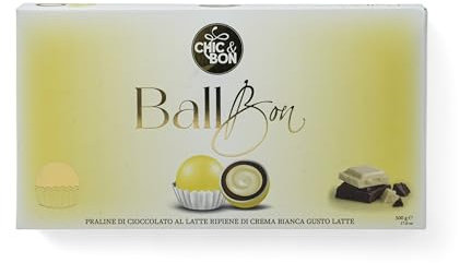 Buratti Confetti Ball Bon Couleur Jaune- 500 gr