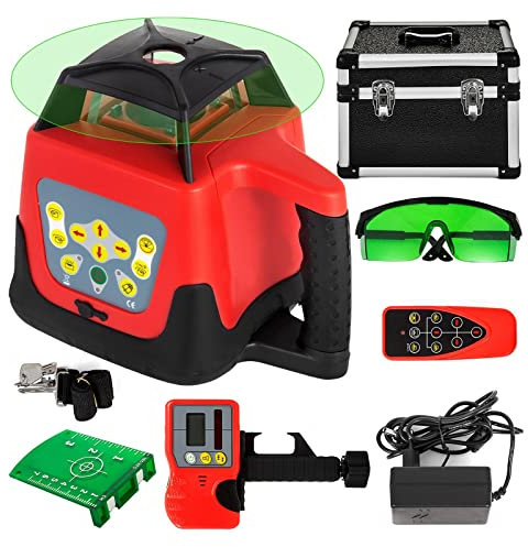Strumenti di costruzione con tecnologia professionale Kit di livello laser rotante a 360° - Gamma 500 m Attrezzatura di misurazione autolivellante per l'industria all'aperto