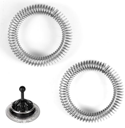 Tinoaly 2pcs Ressorts Spiralés pour Nespresso Aeroccino fouet 3/4/Plus, Fouet Mousseur à Lait en Acier Inoxydable Spirales Accessoires pour Nespresso Fouets Mousseurs à Lait