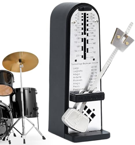 Metronomo forte per tamburi - per strumenti classici regolabili, custode del meccanico | Accusa per le prove di percussione, strumento di temporizzazione del battito accurato, attrezzatura