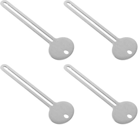 NUOBESTY Set 4 Pezzi Spremitubo Metallo per Vernice e Pigmenti, Utensile Manuale per Artisti, Rullo Tubolare per Studio e Pittura All’aperto