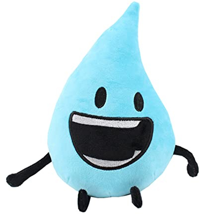 uiuoutoy Battle For Dream Island Figurine en peluche feuillée en forme de goutte