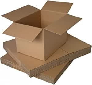 10 x Cardboard Boxes 457 x 305 x 254mm Medium Single Wall 18x12x10 Shipping Mailing Postal A3 (10) (10)