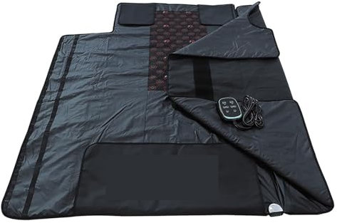 YQVEOT Manta de Sauna, Manta de Sauna de Infrarrojos lejanos, sudoración, pérdida de Peso, ponderada for la Forma del Cuerpo, Adelgazamiento, Fitness for Mujeres y Hombres, Sauna de Vapor portátil