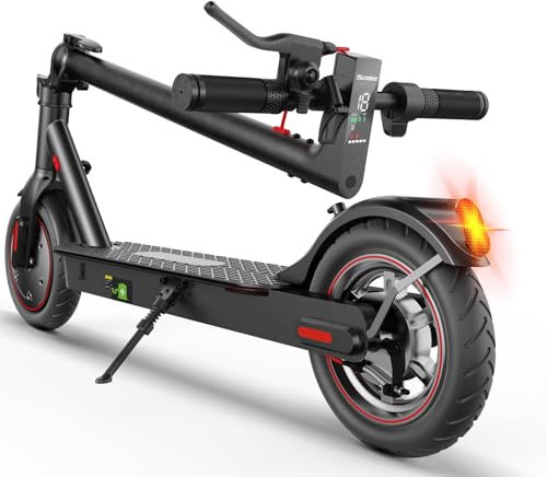 iScooter i8/i9/i9Max Electric Scooter, 8.5-10 Tires Fast Electric Scooters for Adult, Max 40km Range, 3 Speed Mode, Foldable E Scooters,Cruise Control, Double Braking System for Adults and Teens