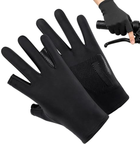 Guanti UV | Guanti estivi touchscreen in seta ghiaccio | Guanti da sole da donna | per esercizi di golf, guida, arrampicata, fitness, bici da strada, mountain bike, equitazione, moto, ciclismo, estate