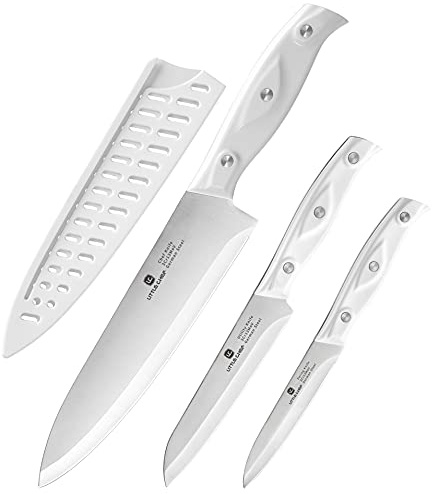 3PCS Chef Knife, Ultra Sharp Kitchen Knife, High Carbon Stainless Steel Chef knife set