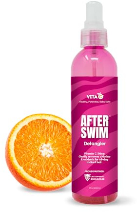 Vita C® After Swim™ Swimmers Post-Swim Spray, Chlorine Eliminator to Condition & Detangle your Hair, Patented Vitamin C Enriched Antioxidant Formula - 8 Fl Oz