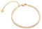 Abbott Lyon Tennis Bracelet - Sparkling Gemstone Stainless Steel Bangle for Women - Luxury Jewellery With Clear Cubic Zirconia Crystals (Gold, M/L)