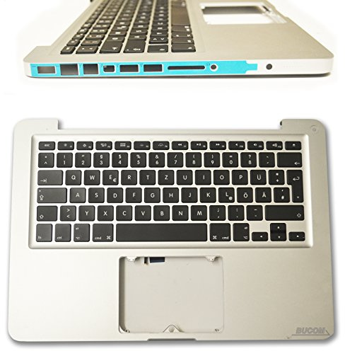 Topcase Palmstöd Palmstöd med tangentbord och bakgrundsbelysning för MacBook Pro A1278 2011 2012 DE