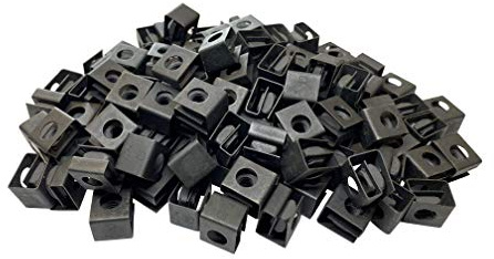 RackGold M6 Slide-on Cage Nuts 100 Pack USA Made