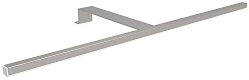 kalb | LED Schwebetürenschrankbeleuchtung Kleiderschrankleuchte Aufbauleuchte Schrankbeleuchtung 1-4er SET, silbergrau 600mm, Auswahl:3er Set warmweiss