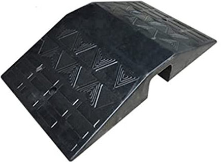 ANSNOW Rampes En Caoutchouc, Rampe de Bordure de Voie de Pont de Seuil Robuste, Pour Garage, Trottoir, Camion, Scooter, Vélo, Moto, Fauteuil Roulant