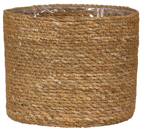 Scheurich Seegras Korbpflanzgefäß, Farbe: Nut, Durchmesser: 24 cm
