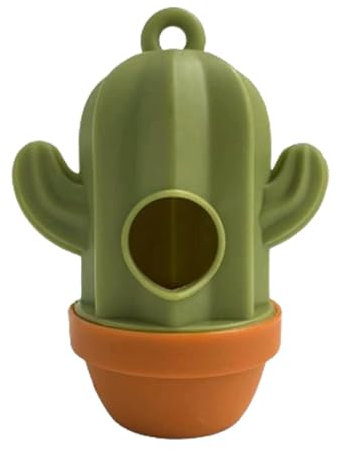 Laufender Hundekotbeutel-Spender, Outdoor-Hundekotbeutelhalter, Kaktus-Design-Kotbeutelspender, tragbarer Hundekothalter, Kaktus-Kotbeutel-Aufbewahrung, Auffangbeutel für Spaziergänge, Wandern, Laufen