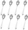 Tomko Kaffeelöffel aus Edelstahl, Teelöffel, 8er Set, Silber, hochglanzpoliert, Dessertlöffel, für Zuhause, Restaurant, Küche, Cafes - 15,3 cm, glatte Kanten, Modern und Elegant