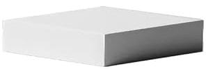 Blank Rectangular Rubber Stamp Carving Blocks for Stamping,Scrapbooking,Crafting,10x10x0.8 cm,White
