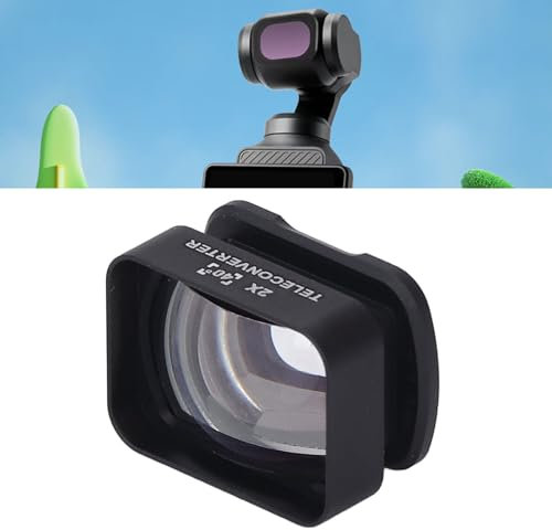 Témisme de Téléobjectif de Grossissement 2X pour la Caméra 3, 2X Zoom Lens, Photography à Longue Distance, Revêtement HD, Compatible avec 3