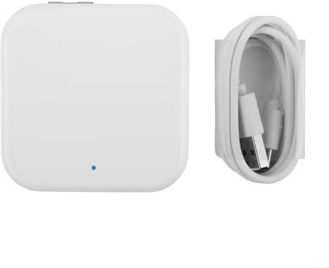 Eawfgtuw Smart WiFi G2/G3 Smart Lock Control Hub Dispositivo de acceso remoto para sistema de bloqueo de puerta inteligente Seguridad en el hogar emparejamiento de múltiples cerraduras Rango de 10 m