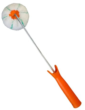 Rouleau de peinture d'angle pour murs et bords, 42 x 10 x 2 cm, équipement de peinture d'angle avec poignée ergonomique pour projets de bricolage et d'amélioration de la maison