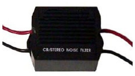 Pro Trucker 10 AMP CB Radio Common Mode DC Power Line Noise Filter - Black