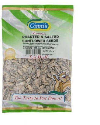 Graines de tournesol Ginni - 120 g - Lot de 8