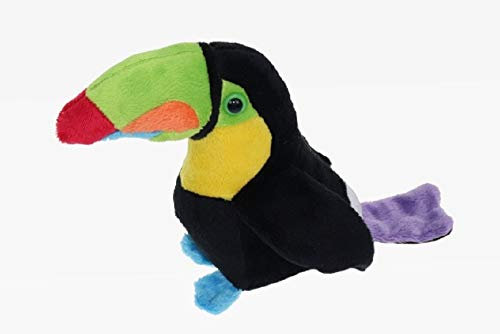 Stofftier Tukan 14 cm, Kuscheltier Plüschtier, Hornvogel Vogel Vögel