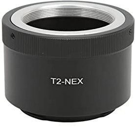 Anello Adattatore Obiettivo T2‑NEX per Obiettivi con Innesto T2 per E Innesto NEX-3 NEX-3C NEX-3N NEX-5 e Altre Fotocamere Adattatore Innesto Obiettivo
