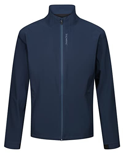 STROMBERG - Weathertech - Mens Breathable Waterproof Jacket - Male Golf Coat - Navy - S