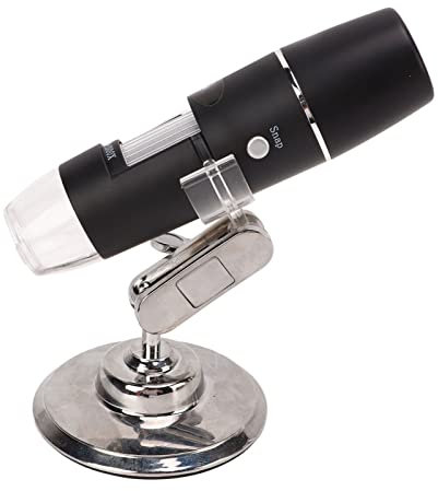 Handheld-Elektronenmikroskop, 1000X Wireless Digital Microscope WiFi HD Echtzeit-Handmikroskope mit Korrekturlineal für Android für IOS-Tablet-Telefone