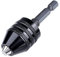 Bestgle bohrfutter adapter 0.3~6.5mm schnellspannbohrfutter schnell sechskant 1/4 zoll bohrfutter sechskantschaft bohrer spannfutter adapter für power schraubendreher