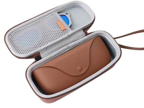 HiBloks Custodia Rigida da Viaggio per Ray-Ban Meta Wayfarer/Skyler/Headliner Gen 2 e Oakley Meta HSTN Occhiali Smart, Borsa Portatile Compatibile con Custodia Ricarica RayBan Meta Gen 2 Marrone