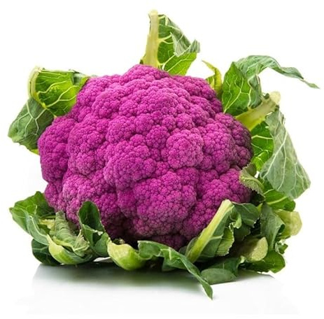 Semi Cavolfiore Violetto di Sicilia, Varietà Antica e Rara, Infiorescenze Viola, 300 Semi