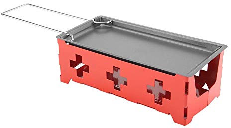 Portable Non-Stick Cheese Raclette Rotaster Baking Tray Stove Set High Temperature Home Kitchen Tool for Grilling (#1)