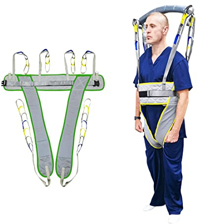 EZ Assistive Ambulating Walk Sling for Patient Standing and Walking Training & Patient Lift Aid or Walking Aids Reusable and Washable (Large)