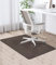 Base para Silla de Oficina, Alfombrilla de Escritorio para Protección de Suelos Duros o Laminados, Resistente a los arañazos, Marrón, 90 x 120 cm