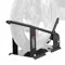 VEVOR Motorrad Radkeil, 816,5 kg Kapazität Radhalter, Hochleistungsstahl Motorrad Vorderradständer mit 3 verstellbaren Löchern, für 381–533,4 mm Off-Road Motorräder, Standard Motorräder