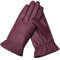 Ymmchy Touchscreen Handschuhe für Damen Warme Lederhandschuhe Gefüttert Winter SMS-Handschuhe Weinrot L