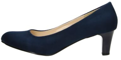 Aurelia dampumps fitter, damskor plus storlek - stora damskor, Aurelia EU 42 43 44 45 46, Navy Mf, 43 EU