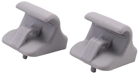 Qiaohome 2 Uds 8523505100OM Retenedor Clips de Parasol Soporte Gris para I20 2008-2015 85235-05100OM Accesorios Interiores