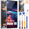 TFT für Samsung Galaxy Note 10 LCD-Bildschirm für Galaxy Note 10 SM-N970F SM-N970U Touchscreen Digitizer Assembly mit Reparatur-Set Schwarz mit Rahmen, ohne Entsperren des Fingerabdrucks)