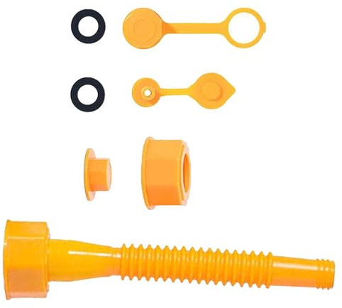 Zuasdvnk Ersatz-Ölkannen-Auslauf-Set – robuster, auslaufsicherer, rutschfester Ölkannenauslauf Ersatz | biegbar, multifunktional, einfache Installation, Ausgießdüsen Ersatz-Set für Öltanks